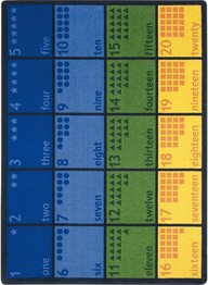 Joy Carpets Kid Essentials Count with Me Multi